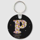 Recherche de p initial porteclés Fleurs