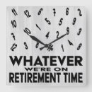 Recherche de humour de retraite horloges Nouveauté