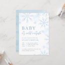 Recherche de blue snowflake baby shower invitations Hiver merveilleux