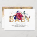 Recherche de marsala baby shower invitations Bleu marine