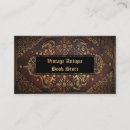 Recherche de livre vintage cartes visite Bibliothécaire