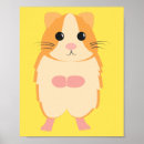 Recherche de hamster mignon posters Illustration