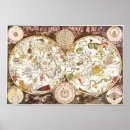 Recherche de carte céleste posters Vintage