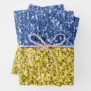 Recherche de drapeau jaune papier cadeau Bleu