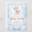 Recherche de adorable baby shower garçon invitations Typographie de script moderne
