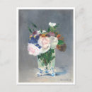 Recherche de peinture de manet cartes postales Fleurs