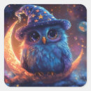 Recherche de oiseaux étoiles autocollants Chouette