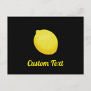 Recherche de jaune citron cartes postales Illustration