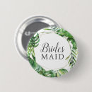 Recherche de feuillage vert badges Demoiselle d'honneur