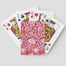 Recherche de motif papier peint jeux de cartes William morris