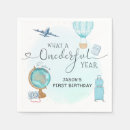 Recherche de first birthday serviettes Bleu