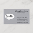 Recherche de amical cartes visite Bonjour