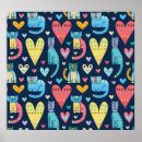 Recherche de chat fou posters Motif