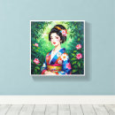 Recherche de geisha kimono art Mur de geisha