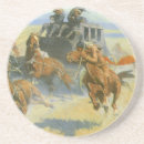 Recherche de cowboy dessous de verres Sauvage ouest