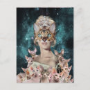 Recherche de collage chat cartes postales Surréaliste