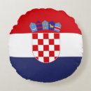 Recherche de croatie coussins Rouge