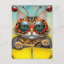 Recherche de chat lunettes soleil cartes postales Chaton
