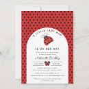 Recherche de ladybug baby shower invitations Été