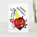 Recherche de d anniversaire diable cartes invitations Rouge