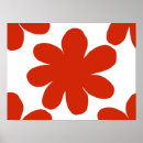 Recherche de fleurs rouges posters Peinture murale