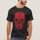 Recherche de crâne rouge tshirts Rouge et noir