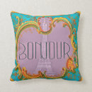 Recherche de paris vintage coussins Bonjour