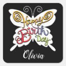 Recherche de papillon jaune autocollants Jolie