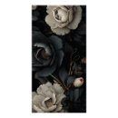 Recherche de fleurs noires et blanches posters Pour tous