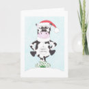 Recherche de cow christmas vœux cartes Xmas