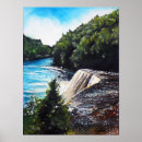 Recherche de chutes de tahquamenon art Michigan