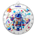 Recherche de galaxies jeux de fléchettes Astronaute