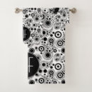 Recherche de paisley bain serviettes Noir