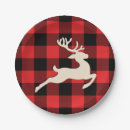 Recherche de rouge et noir assiettes en papier Noël