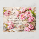 Recherche de arrangement cartes postales Pivoines