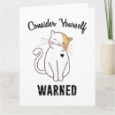Recherche de humour femme vœux cartes Femme de chat