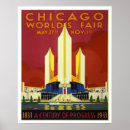 Recherche de un siècle de progrès posters De voyage vintage