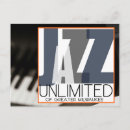 Recherche de piano jazz cartes postales Saxophone