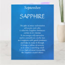Recherche de saphir anniversaire cartes Septembre