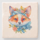 Recherche de renard dessous de verres Beau