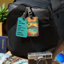Recherche de volcan bagages étiquettes Tropical