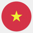 Recherche de le vietnam autocollants rouge
