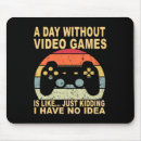 Recherche de joueur jeu vidéo tapis souris Anniversaire