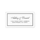 Recherche de wraparound return address labels mariages Minimum