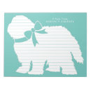 Recherche de silhouette blocsnotes Chien