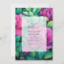 Recherche de fuchsia mariage invitations Aquarelle