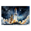 Recherche de décollage posters Fusée
