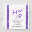 Recherche de bar bat mitzvah invitations Violet