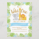 Recherche de ęr de safari anniversaire invitations Animaux de jungle