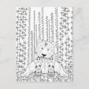 Recherche de style zen tangle cartes postales Ours